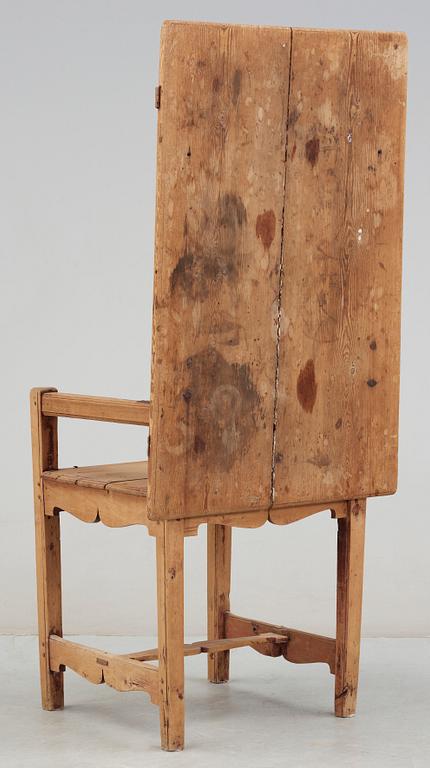 BORDSSTOL, allmoge, 1800-tal.