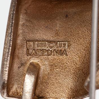 Björn Weckström, Brosch "Främling på Io", sterling silver. Lapponia 1974.
