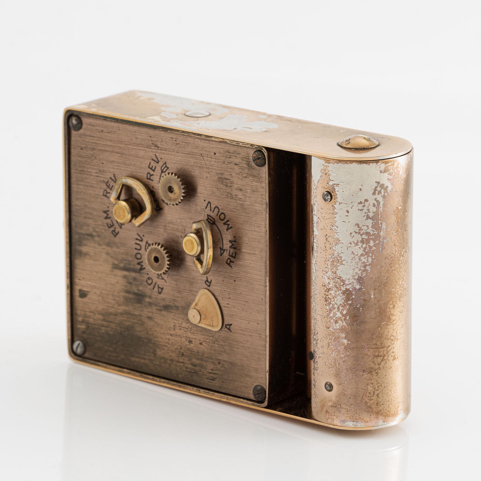 Jaeger, alarm clock, 5 x 8 cm.