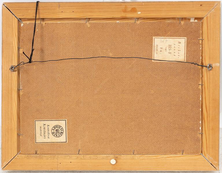 Harald Wiberg, Rådjur i vinterlandskap.