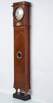 A Swedish Empire early 19th century longcase clock.