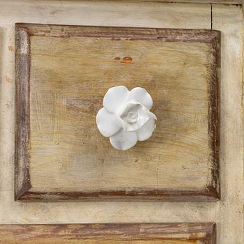 A painted spice-cabinet, first part 19th century.