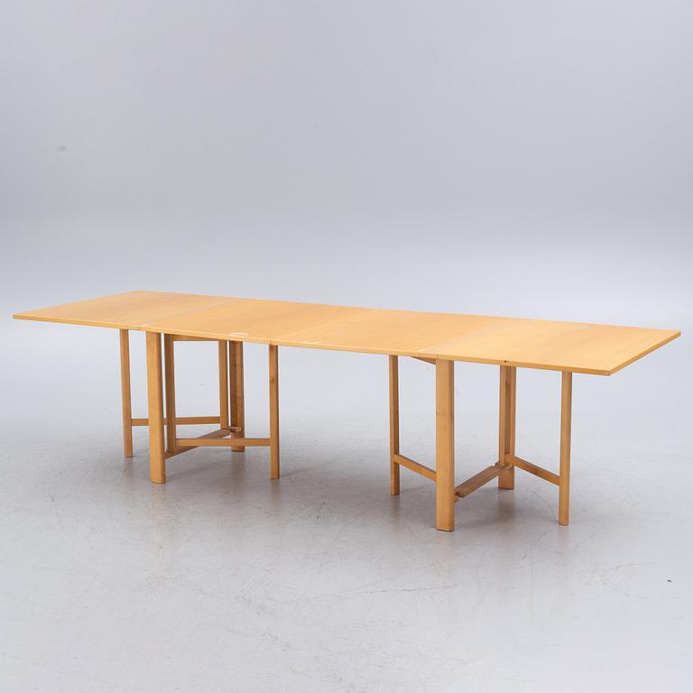 Bruno Mathsson, a "Maria Flap" gate-leg table, Mathsson International, Sweden.