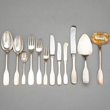BESTICKSERVIS, 99 delar, sterlingsilver,"Susanne", Hans Hansen, Danmark, 1900-talets andra hälft. 1937 g.