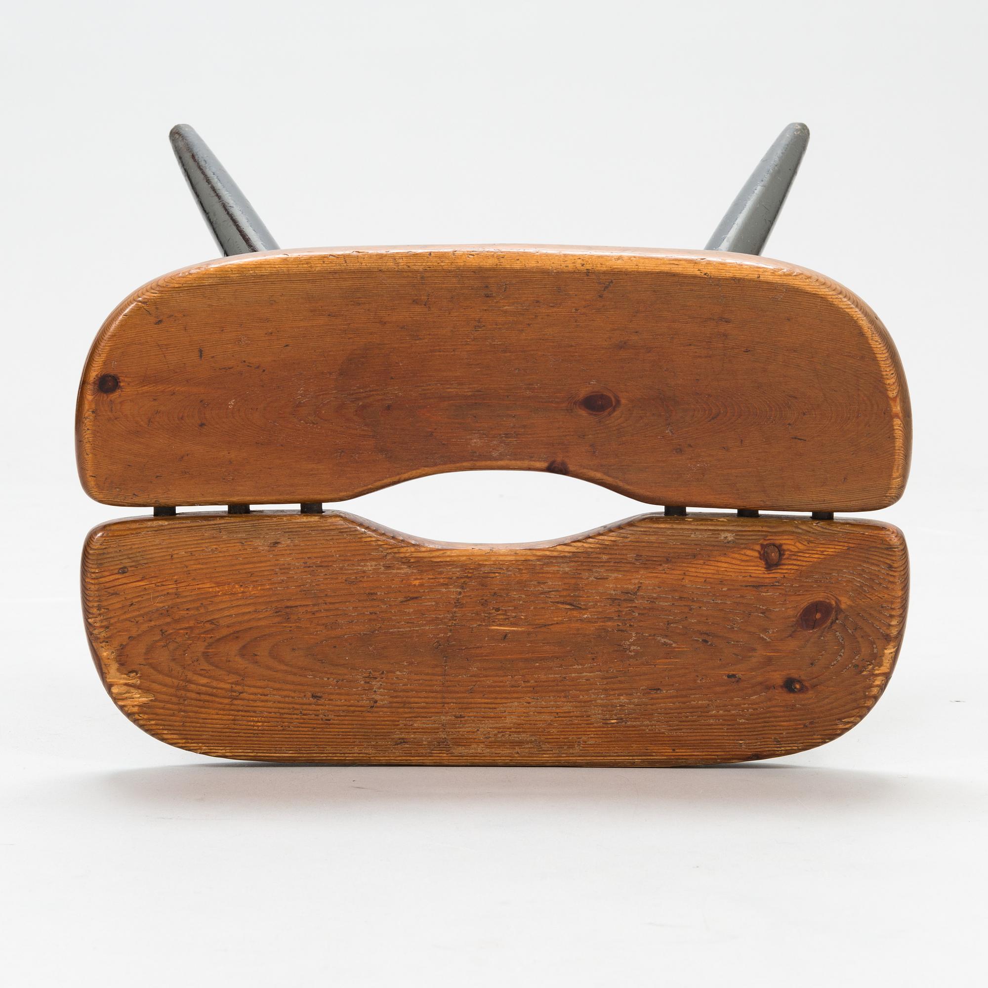 Ilmari Tapiovaara, a 1960/1970's 'Pirkka' stool for Laukaan Puu.