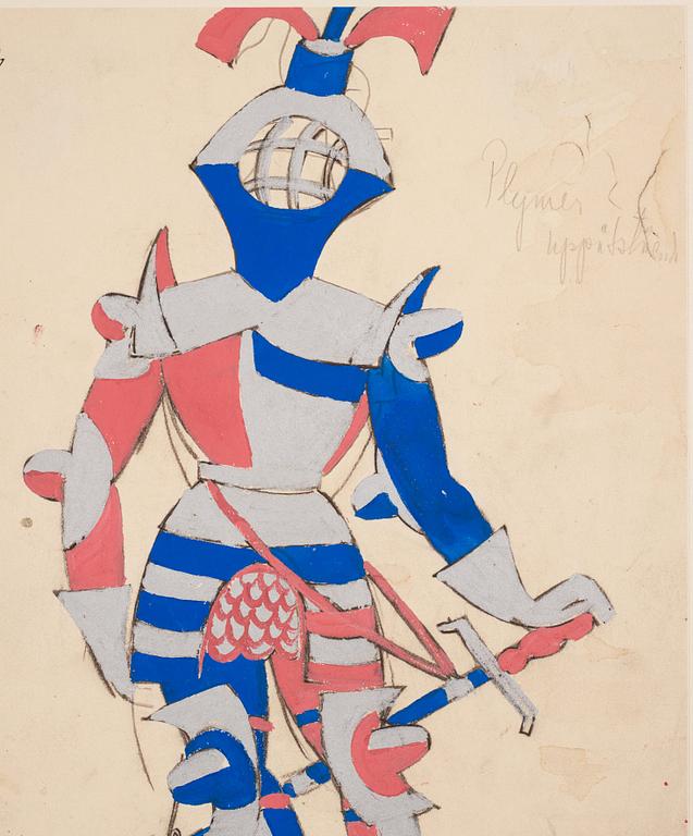 Isaac Grünewald, Costume design for the opera Oberon.