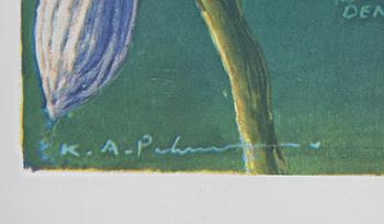 KARL AXEL PEHRSON, emalj, sign i plåt.