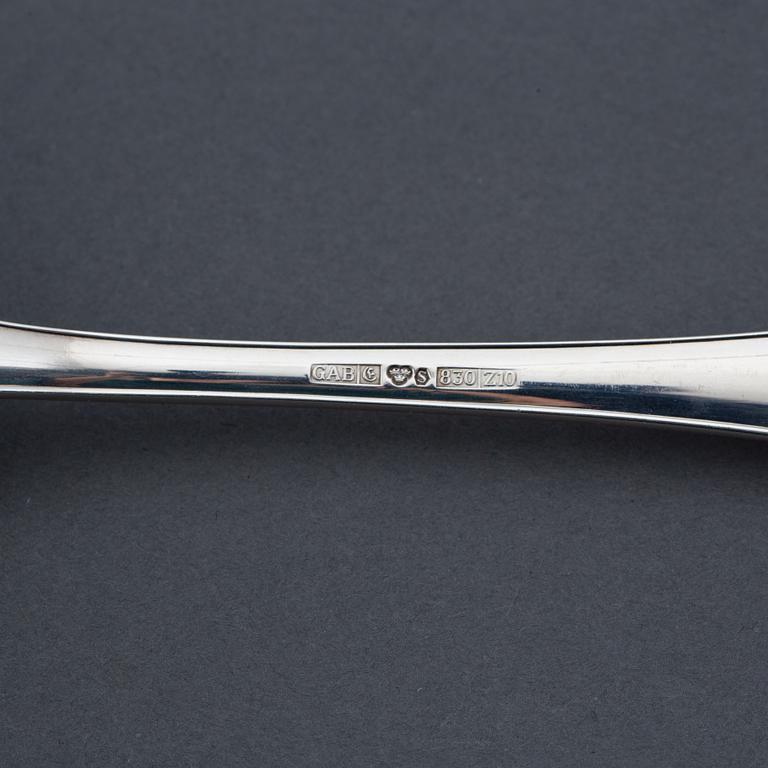 A 37-piece silver cutlery service, GAB, Eskilstuna, 1997-98.