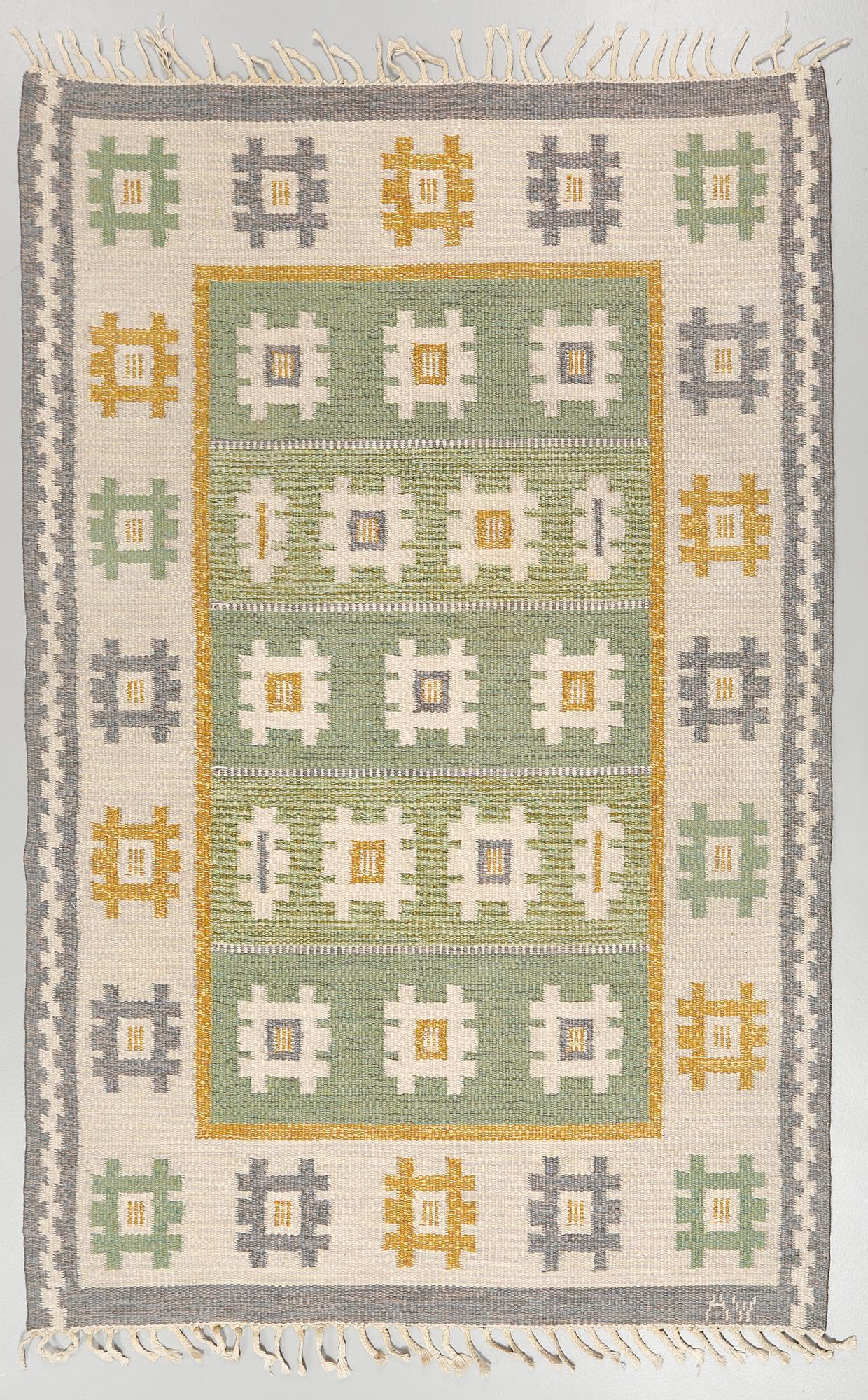 MATTA, rölakan, monogramsignerad AW, 1900-talets andra hälft, 200x137 cm.