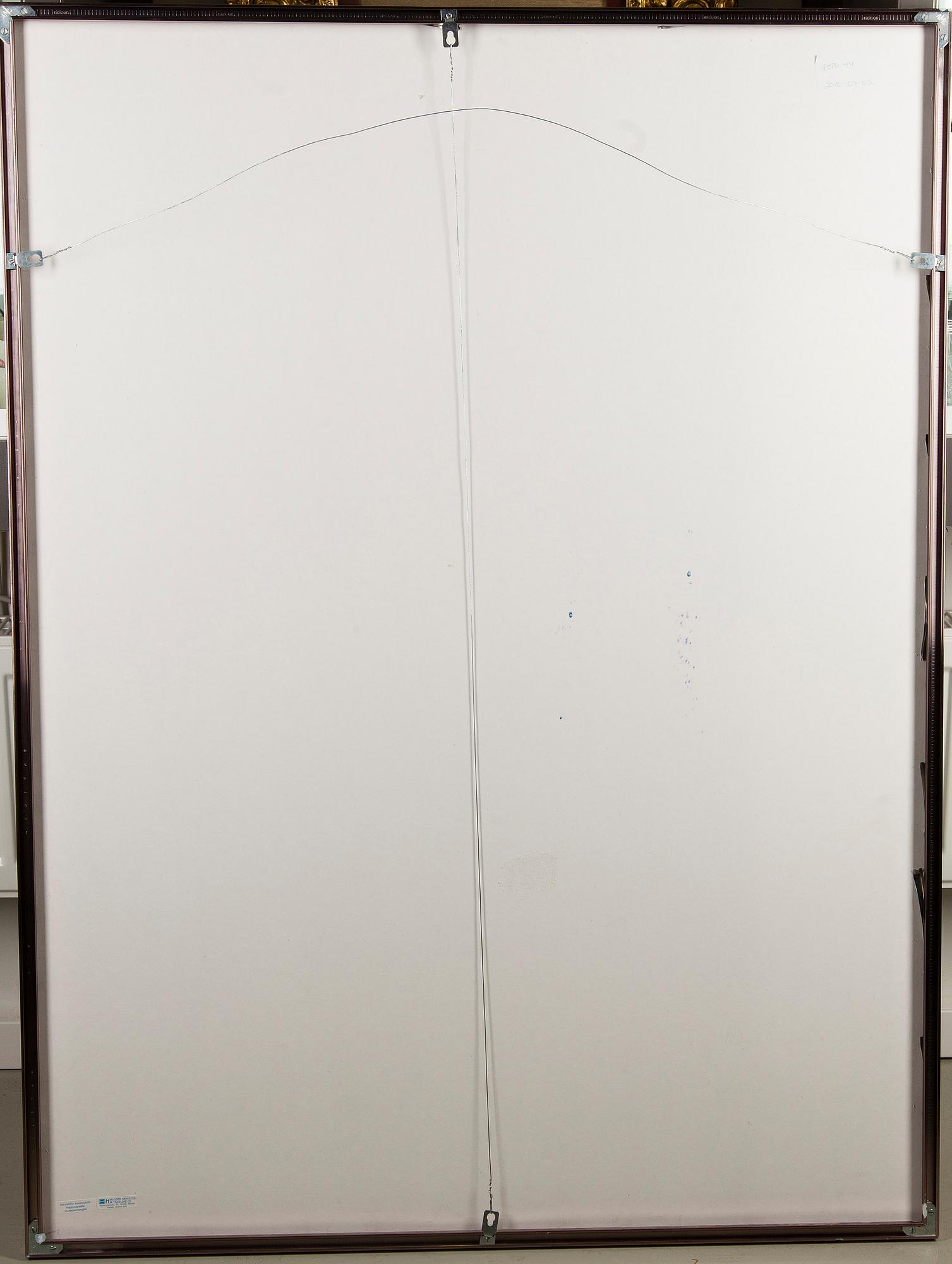 OKÄND KONSTNÄR, blandteknik på papper, otydlig signatur.