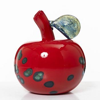 Oiva Toikka, äpple, glas, Nuutajärvi, Notsjö, Finland.