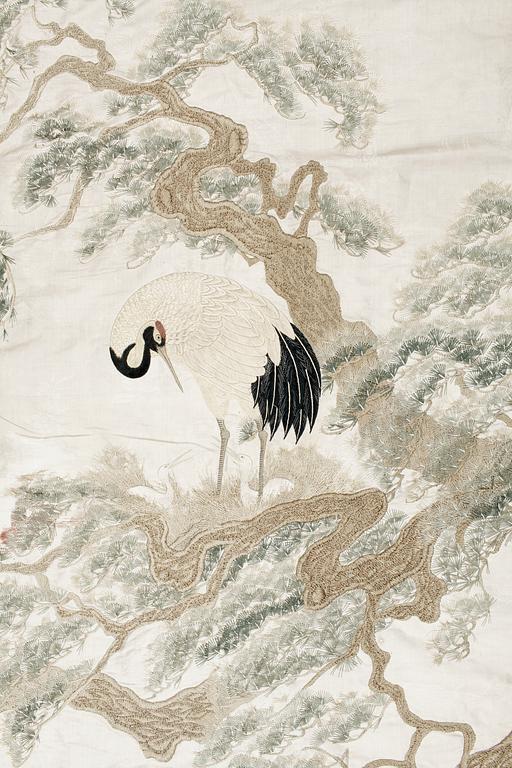 VÄGGBONAD, siden, Kina, 1900-talets första hälft.