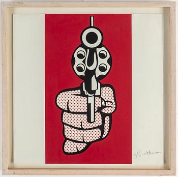 ROY LICHTENSTEIN, serigrafi, 1968, signerad med blyerts.