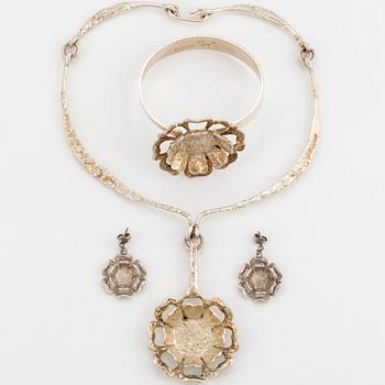 THERESIA HVORSLEV, necklace, bangle, earrings.