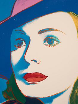 Andy Warhol, "With Hat", ur: "Three portraits of Ingrid Bergman".