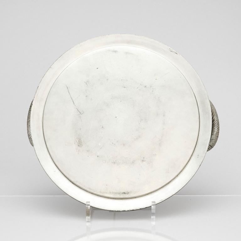 Björn Trägårdh, a pewter tray, Svenskt Tenn, Stockholm 1932.