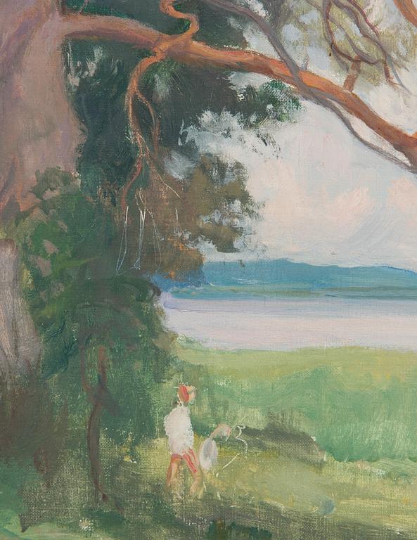Wilho Sjöström, Figures on the Beach.