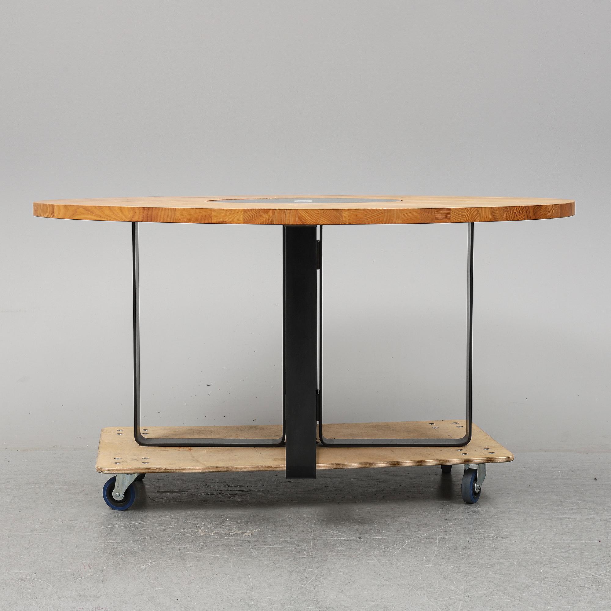 CHRISTER LARSSON, a 'Kungsholmen' dinner table, 2015.