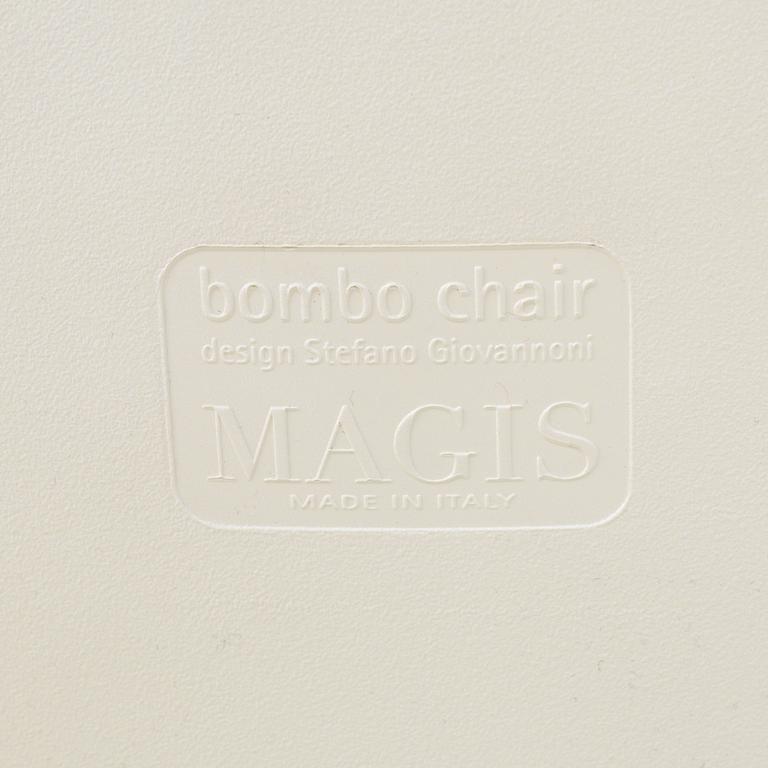 Stefano Giovannoni, a set of four 'Bombo chair', bar chairs, Magis, Italy.