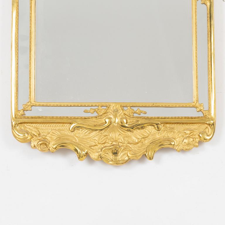 Spegel med konsolbord, rokokostil, 1900-tal.