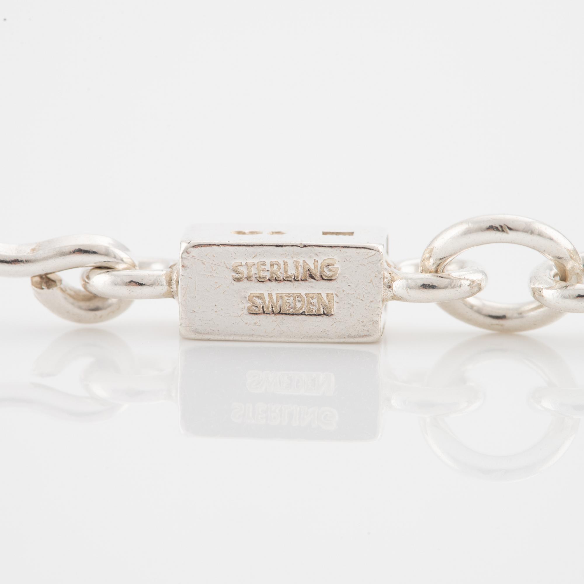 a bracelet, sterling silver, Lund 1968.