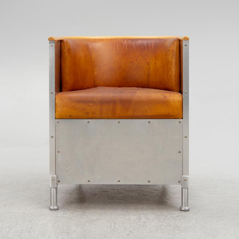 Mats Theselius, an "Aliminium" armchair, Källemo, Sweden.