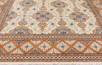 A Keshan carpet, 382 x 280 cm.