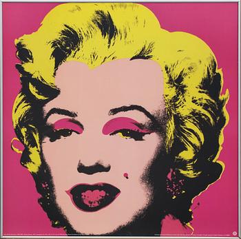 ANDY WARHOL, after, offset lithograph/poster, "Marilyn Monroe", 1993.
"Published by teNeues Publishing Company, New York.