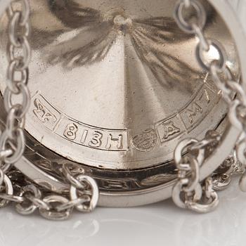 Elis Kauppi, A silver necklace with gilded parts. Kupittaan kulta, Turku 1965.