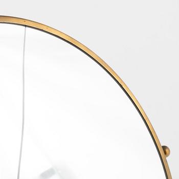 Josef Frank, a brass table mirror for Firma Svenskt Tenn, mid 20th century, model 2214.