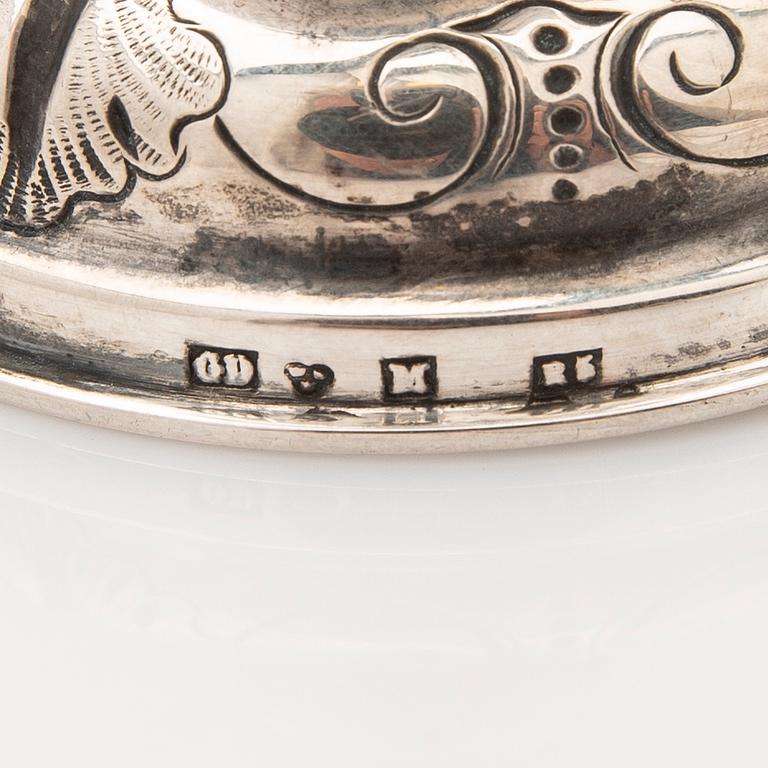 Wine cooler, silver, Gustaf Dahlgren (active 1845-1875 in Malmö), 1871.