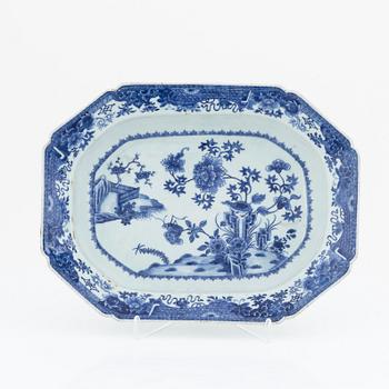 A blue and white tureen stand, Qing dynasty, Qianlong (1736-95).