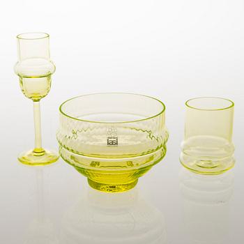 NANNY STILL 16-piece set of Sultan Glassware by Riihimäen Lasi Oy, 1960s.