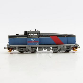 Diesellok SJ T44 skala 1/87 nr 381 Jeco.