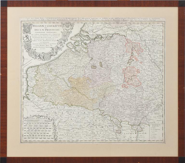KARTA, Belgien, 1700-tal.