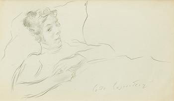 Lotte Laserstein, Reclining Woman.