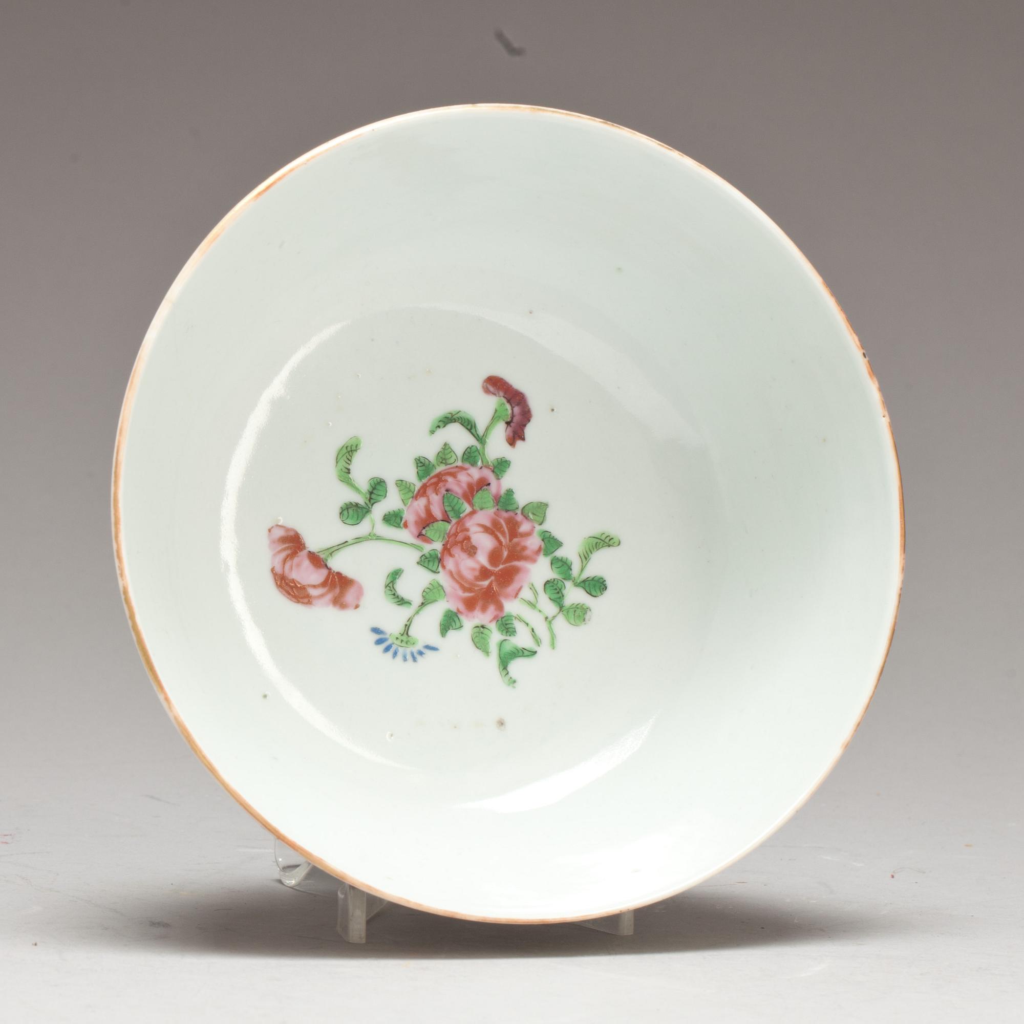 SKÅL, porslin. Kina.  1800-talets slut.
