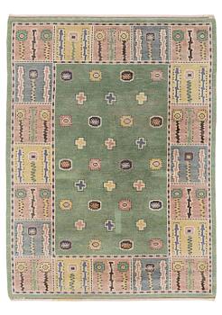 401. Märta Måås-Fjetterström, a carpet, 'Älgö', knotted pile, c. 248 x 178 cm, signed AB MMF.