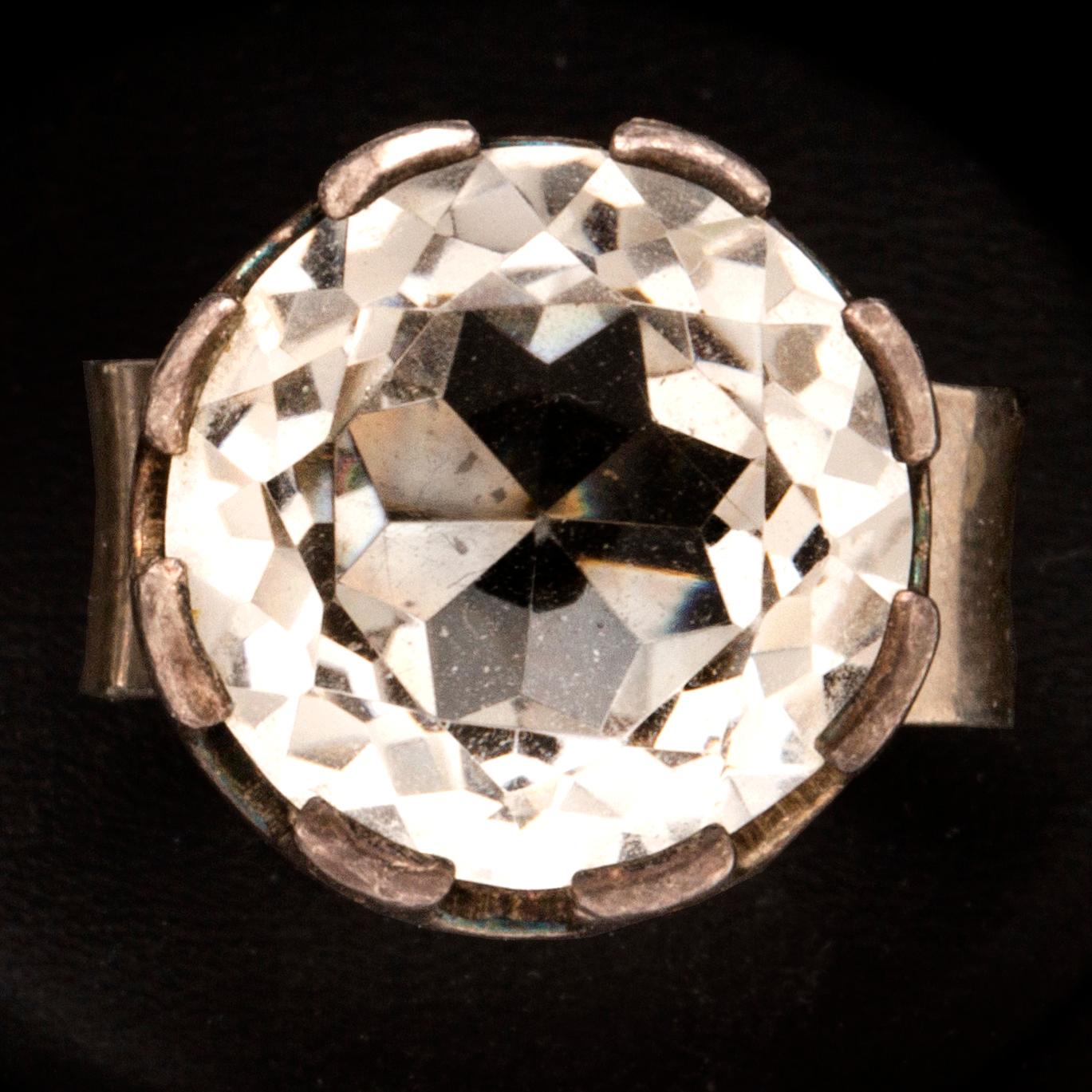 Silver jewellery, rock crystal, Karl Laine, Stigbert and others, 6 lots.