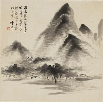 Yao Shuping / Yao Zhongbao (c 1882-1924), ink on paper.