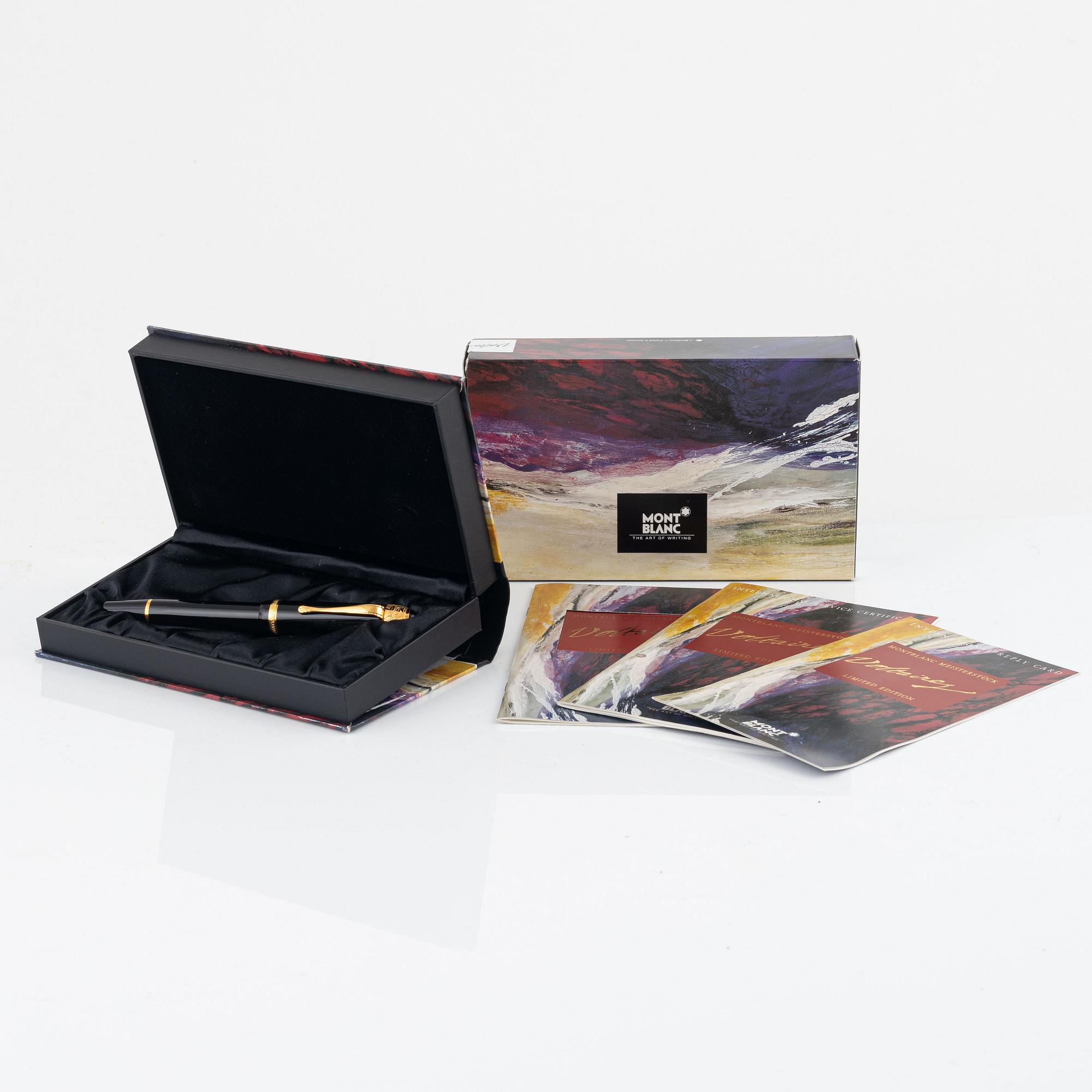 Mont Blanc, Writers Edition Voltaire, Limited Edition Fountain Pen.