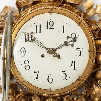 Wall clock, 19th century.