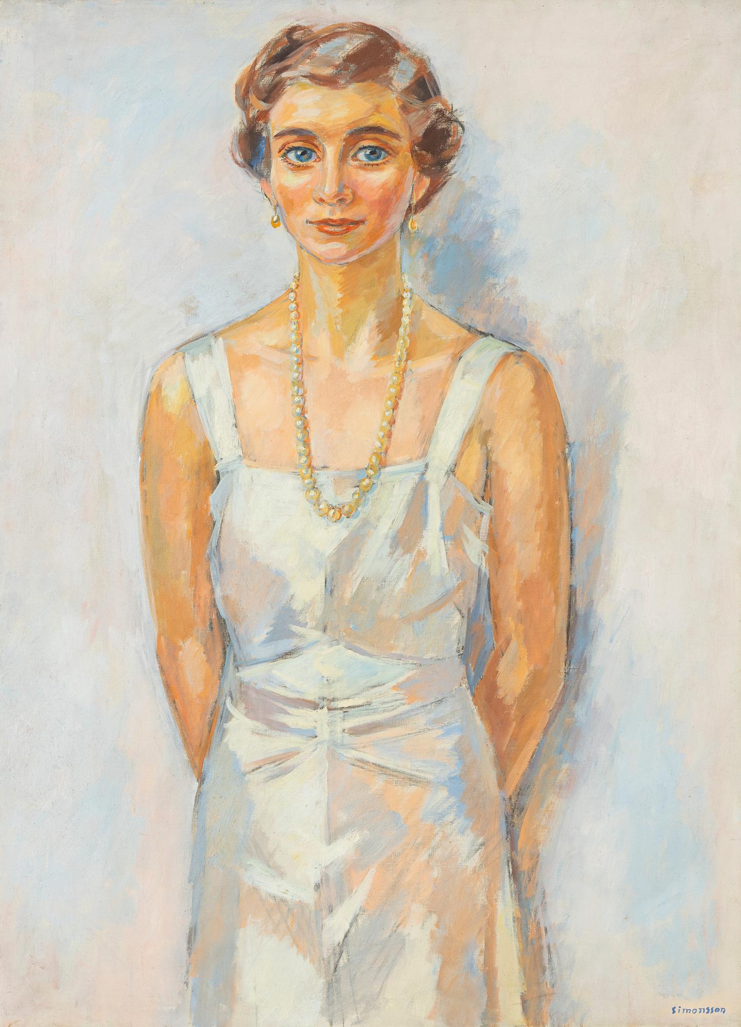 Birger Simonsson, oil on canvas, signed by the estate.