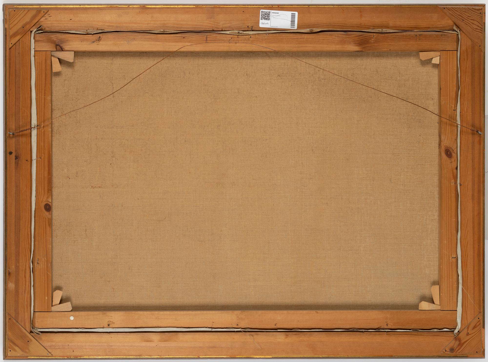 Johan Krouthén, olja på duk, signerad och daterad 1923.