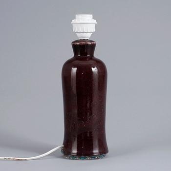 BORDSLAMPA, stengods, Berndt Friberg, Gustavsbergs studio, 1976.