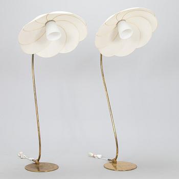 A pair of 1950s '2115' floor lamps for Valinte.