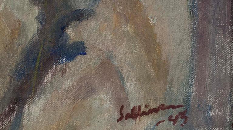 TYKO SALLINEN, olja på duk, sign. och dat. -43.