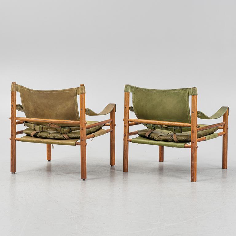 Arne Norell, a pair of 'Sirocco' chairs, Norell Möbel AB, 1960's/70's.