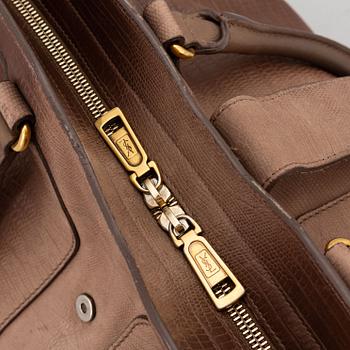 Yves Saint Laurent, an embossed leather 'Medium Cabas Chyc Bag'.