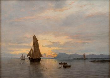 OSCAR KLEINEH, EVENING DUSK IN THE BAY.